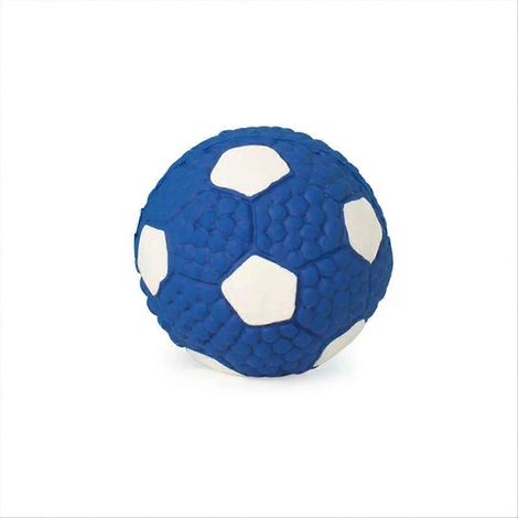 Jouet pour chien amusant en forme de tennis ou de football, idéal pour le nettoyage des dents. (1/5)