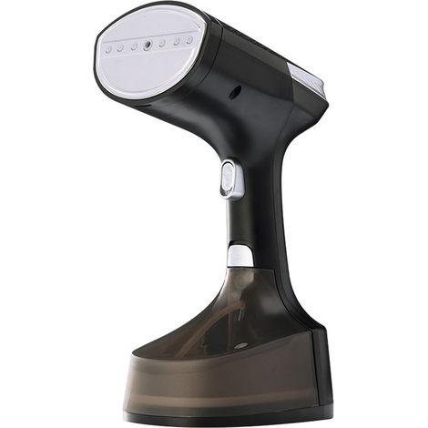 Défroisseur vapeur portable, production de vapeur puissante, noir (1/5)