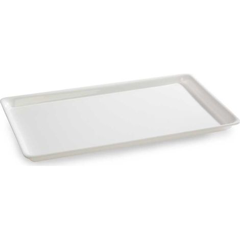 Plat en Plexiglas grande surface Blanc 415x260x17mm - Matériel CHR Pro