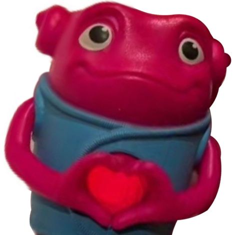 Alien-Charakterfiguren mit realistischen Gesichtsausdrücken und einzigartigen Posen – Heimdekoration, Cartoon-Alien-Spielzeug für Sammler, rot. (1/5)