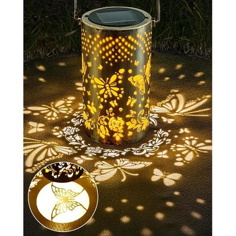 Outdoor solar lights, 1 piece solar light for the garden, waterproof solar lantern for outdoor use, solar lights for garden, patio, garden decoration (1/5)