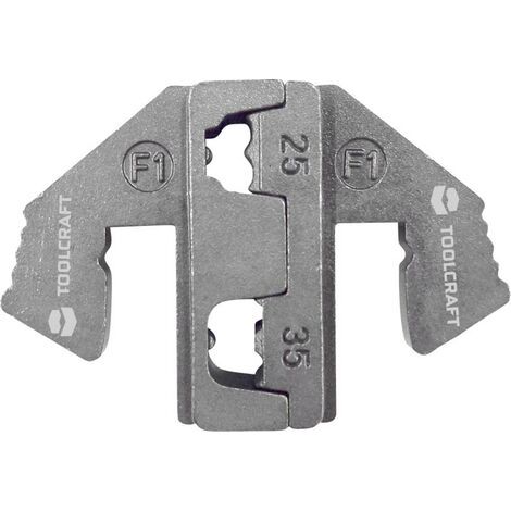TOOLCRAFT PLE-0F1 Crimp-Einsätze Aderendhülsen Quetschbereich: 25 bis 35 mm² Passend für Marke (Zang (1/5)