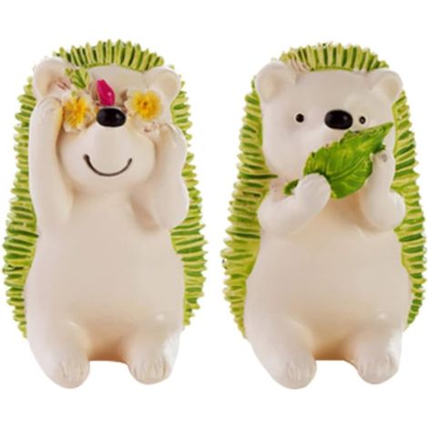 Porte-brosses à dents (lot de 2) - Motif hérisson créatif - Rangement pour brosses à dents - Organisateur pour salle de bain (1/4)