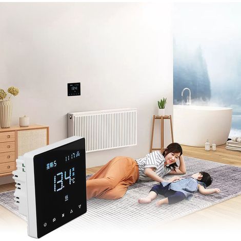 Climatiseur intelligent, régulateur de température à base d'eau, pompe à chaleur air-air, panneau de température, liaison, fonction de communication sans fil WIFI 485, 220V. (1/5)