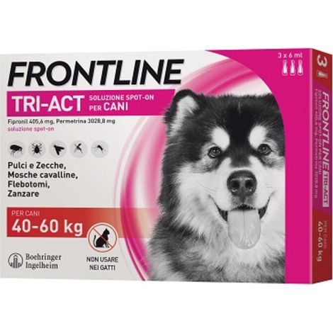 FRONTLINE TRI-ACT 40-60 KG 3 PIPETTE