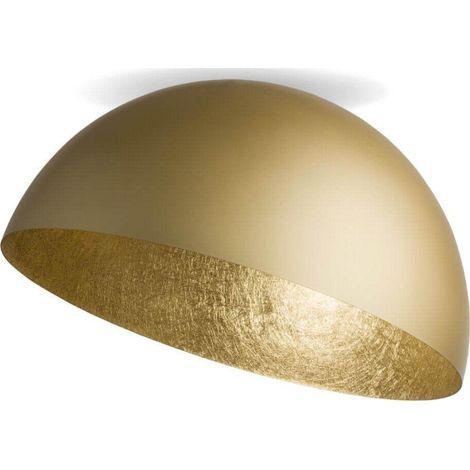 Plafonnier décoratif doré dôme Ø50 E27 Sigma Sfera (1/2)