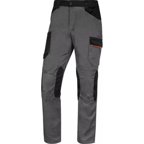 Pantalone da lavoro unisex leggero multitasche con profili retro-riflettenti MACH 2 DELTA PLUS Grigio XXL (1/2)