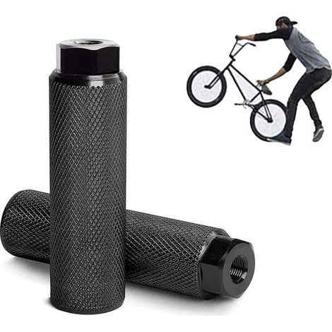 Due pedali per bicicletta, per BMX, mountain bike, bici da corsa, ecc., realizzati in lega di alluminio antiscivolo, pedali universali per bicicletta realizzati in lega di alluminio (1/4)