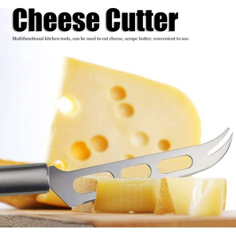 3 Pièces Couteau à Fromage Inox Acier Inoxydable Gratte-Beurre Ustensiles Cuisine Gadgets (1/5)