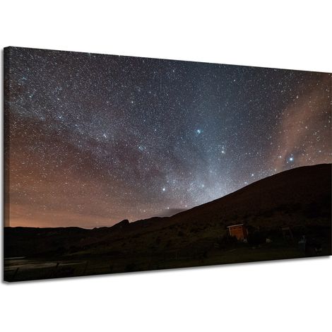 Leinwanddruck Weltraum Sternenhimmel 120x70