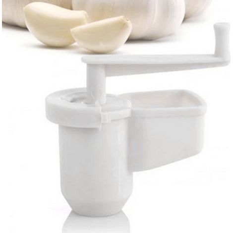 Broyeur multifonctionnel à ail et gingembre, presse-purée manuelle rotative, accessoire de cuisine pour la maison. (1/5)