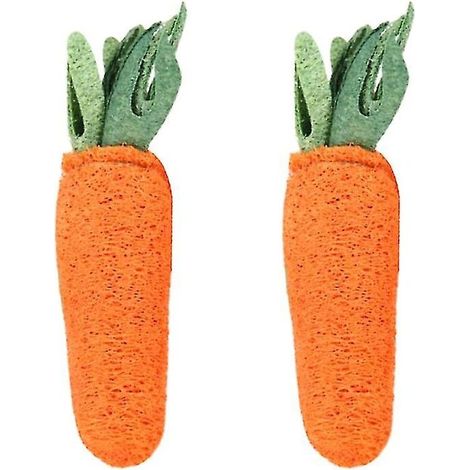 Lot de 2 jouets en forme de carotte (1/3)