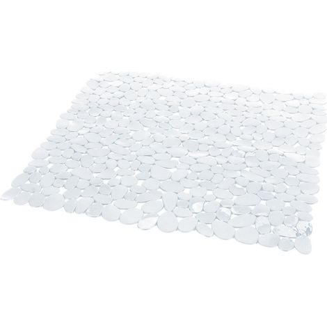 Tapis de douche RIVER 54x54 cm, antidérapant, PVC, transparent