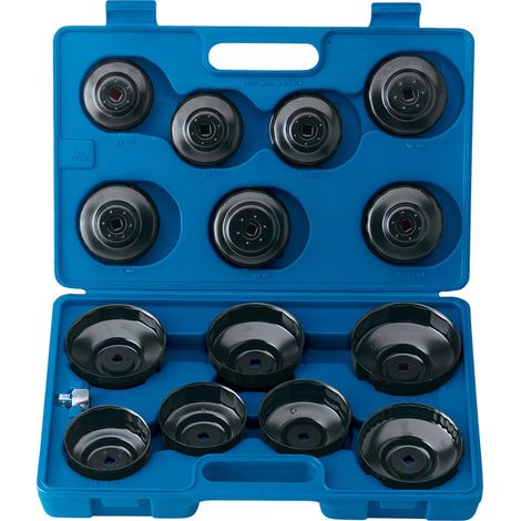 Draper 40105 Draper Expert Oil Filter Cup Socket Set, 3/8"" Sq. Dr. (15 Piece) (1/5)