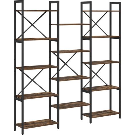 Maison Exclusive - Bücherregal Sonoma-Eiche 156 x 25 x 167 cm Hol