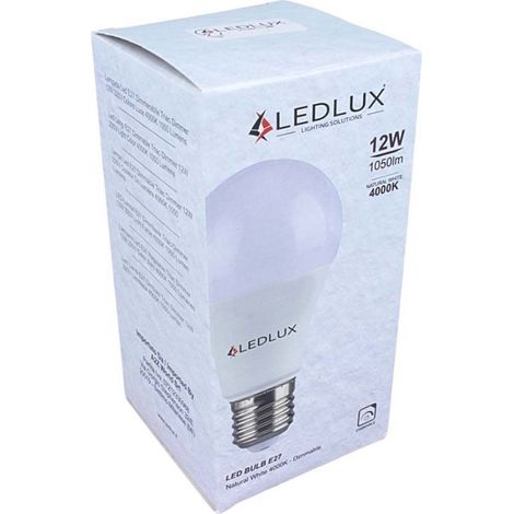 2 PZ Lampade LED E27 Dimmerabili Triac 12W 220V Bianco Neutro 4000K 1050lm (1/3)