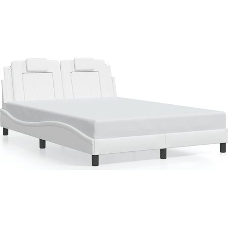 Maison Exclusive - Giroletto Viana senza Materasso Bianco 140x200 cm in Similpelle (1/5)