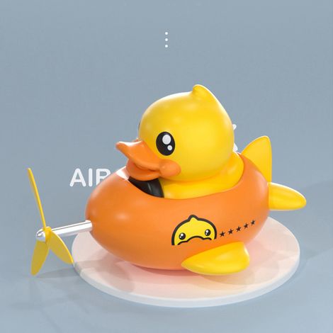 Décorations de voiture en forme de canard jaune, décorations de tableau de bord de voiture, jouet canard d'assaut aérien (1/5)