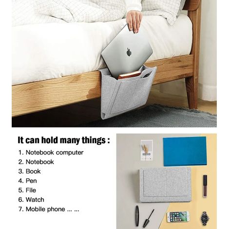 Bolsa de almacenamiento para sofá cama, caja organizadora, bolsa de almacenamiento gris oscuro (1/5)