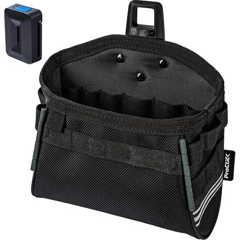 ProClick Werkzeugtasche Tool Pouch L16 BSS Schwarz / anthrazit mit Holder (1/5)