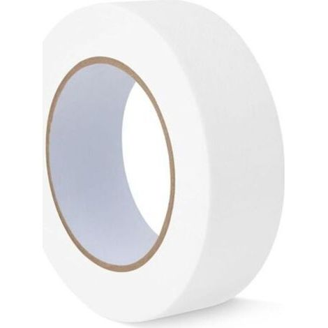 Ruban de masquage en papier blanc – Idéal pour la peinture, la décoration, les loisirs créatifs et autres projets artistiques. Sans résidus, facile à retirer, 3 cm x 50 m.