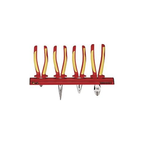 Jeu de pinces 1000V sur support mural Teng Tools WRMBV04-1