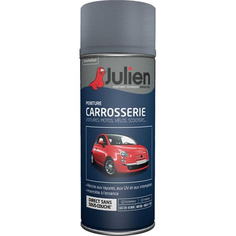 Peinture aérosol pour Carrosserie - Brillant Gris Altica Métal - 400 ml - Julien