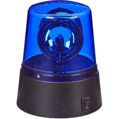 Lampeggiante luminoso decorativo per feste 11,5 x 9,5 cm con effetti blu, design alla moda in ABS blu 130005457