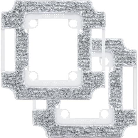 Panno di pulizia per robot lavavetri Ecovacs Winbot W3 Omni, panno di ricambio in 2 pezzi con supporto per Winbot W3 Omni, panno lavabile (1/5)