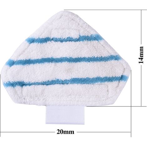 Packung mit 2 Ersatz-Mikrofasertüchern für Dampfreiniger (200 x 15 cm), kompatibel mit CLEANmaxx. (1/3)