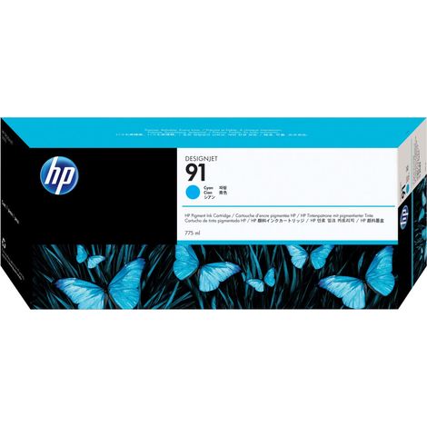 HP 91 775 ml Cyan Cartuccia d'Inchiostro 1 pz Ciano (1/4)