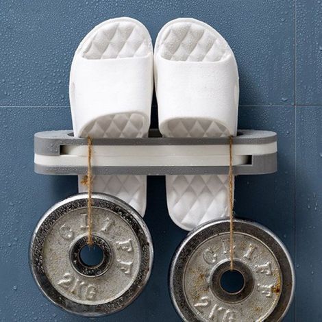 Etagere A Chaussures - Pliable Murale - En PP - Pour Entree Placard - 1 Unite (1/5)