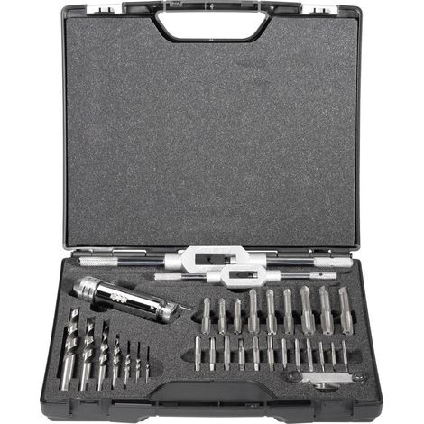 Set de terrajas manuales Exact 32 piezas acero HSS DIN 352