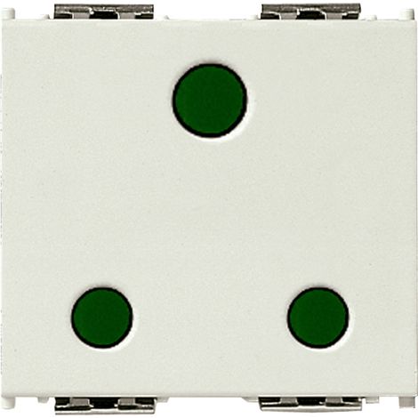 VIMAR - 16258.B SICURY 2P+T 16A Steckdose (englisch), weiß