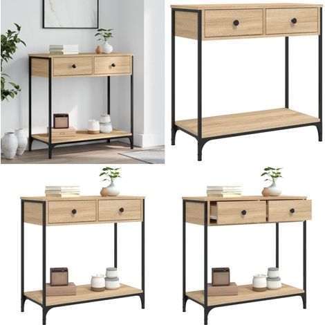 Konsolentisch Sonoma-Eiche 75x34,5x75 cm Holzwerkstoff - Konsolentisch - Flurtisch - Couchtisch - Sideboard - Wohnzimmerstil - Home & Living (1/5)