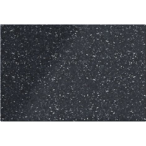 Set von 2 100% natürlichen hochwertigen schwarzen Granit Platzsets
