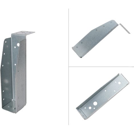 Sabot aile intérieure avec lèvre galvanisé pour poutres de 4.5 x (1/4)