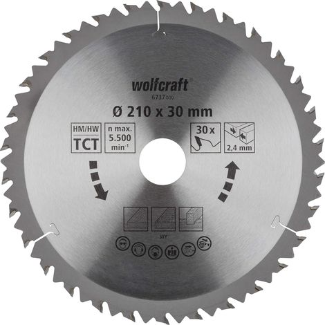 Lama per sega circolare craft 210 mm 30 denti carburo (1/3)