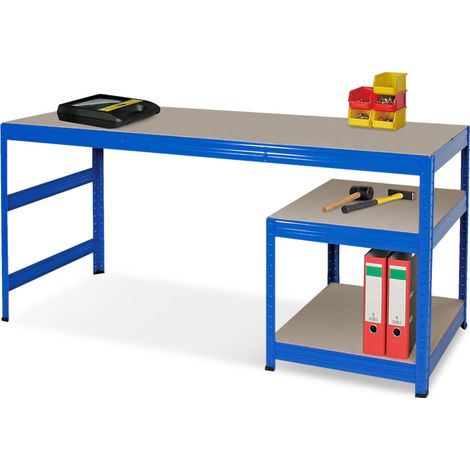 BRB Arbeitstisch/Packtisch/Werkbank, HxBxT 900x1800x600 mm, Unterbau HxBxT 515x600x600 mm (1/2)
