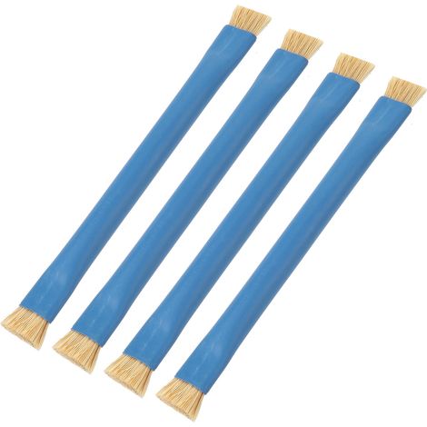 4 brosses dures antistatiques à double tête pour la réparation et le nettoyage de téléphones portables (bleues) (1/5)