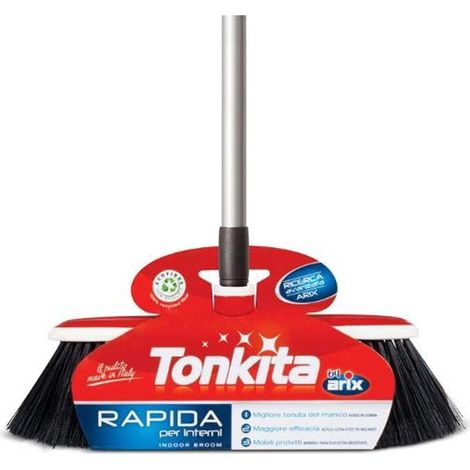 Tonkita Rapida Balai pour Intérieurs avec Manche Extensible (1/5)