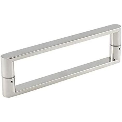 Poignée de porte de douche coulissante en acier inoxydable, barre d'appui, boutons de porte en verre pour salle de bain, kits de remplacement pour cabine de douche (Taille : 160 mm)