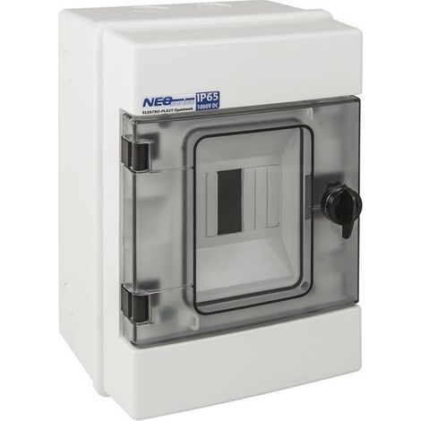 Tableau de distribution en saillie RH-4 (N+PE) 1x4 IP65 1000 V CC (1/4)