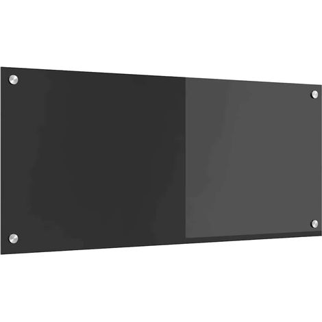 Protection de cuisine Gris foncé 90 x 40 x 0,6 cm verre trempé CFW40759 (1/5)