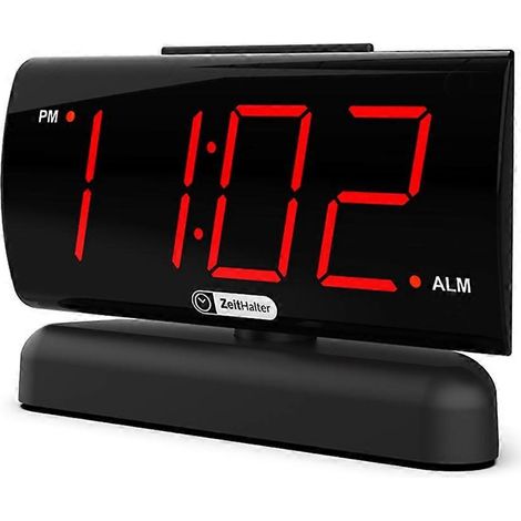 Multifunktionale Tischuhr mit großem LED-Display und digitalem Wecker (1/5)