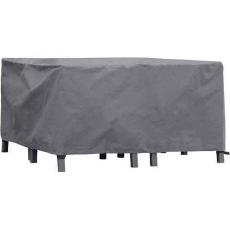 Perel Abdeckung für Gartenmöbel 140 x 140 x 70 cm, wasserdichte UV-beständige Allwetter-Schutzhülle für kleine Gartensets