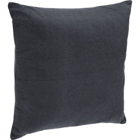 Copricuscino in cotone grigio ardesia 38x38cm - Atmosphera créateur d'intérieur