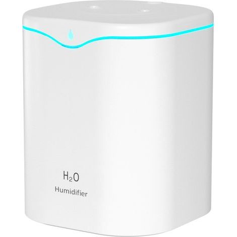 Humidificateur d'Air, 2L Humidificateur Ultrasonique Silencieux avec 2 Mode Brume Réglable, USB Humidificateur d'air Bébé, Arrêt Automatique, Veilleuse Colorée, pour Chambre Maison Bureau (1/5)
