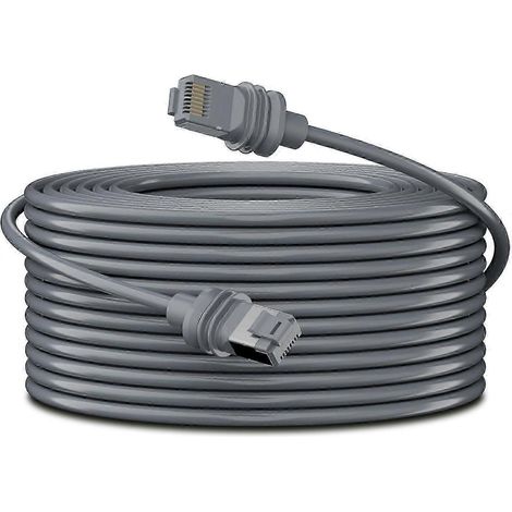Câble Starlink Gen 3 de 46 m (150 pi), Ethernet Star Link étanche gris, câble V3 pour kit standard (1/4)