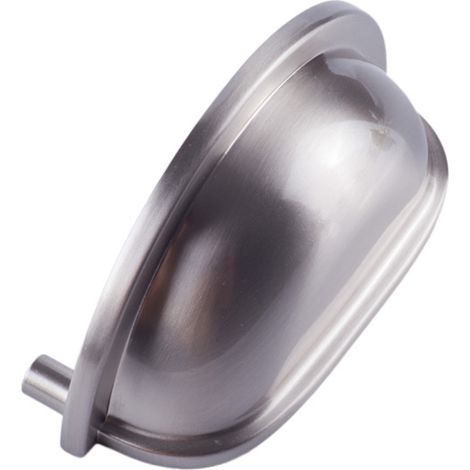 Poignée de tiroir/bac Cosmas 4310SN en nickel satiné - Entraxe de 76 mm (3 po) (1/5)
